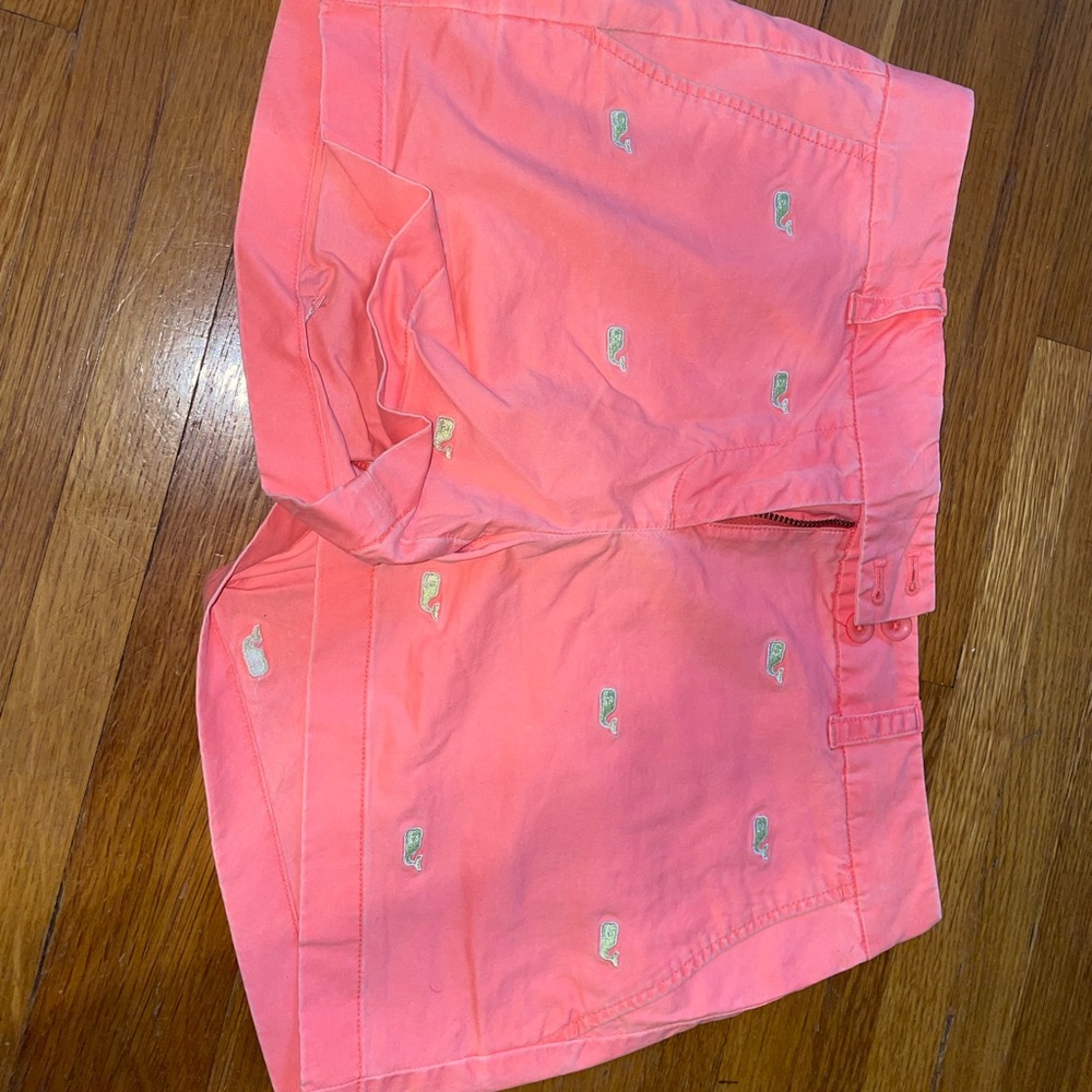 Vineyard Vines Womens Neon Whale Pattern Shorts